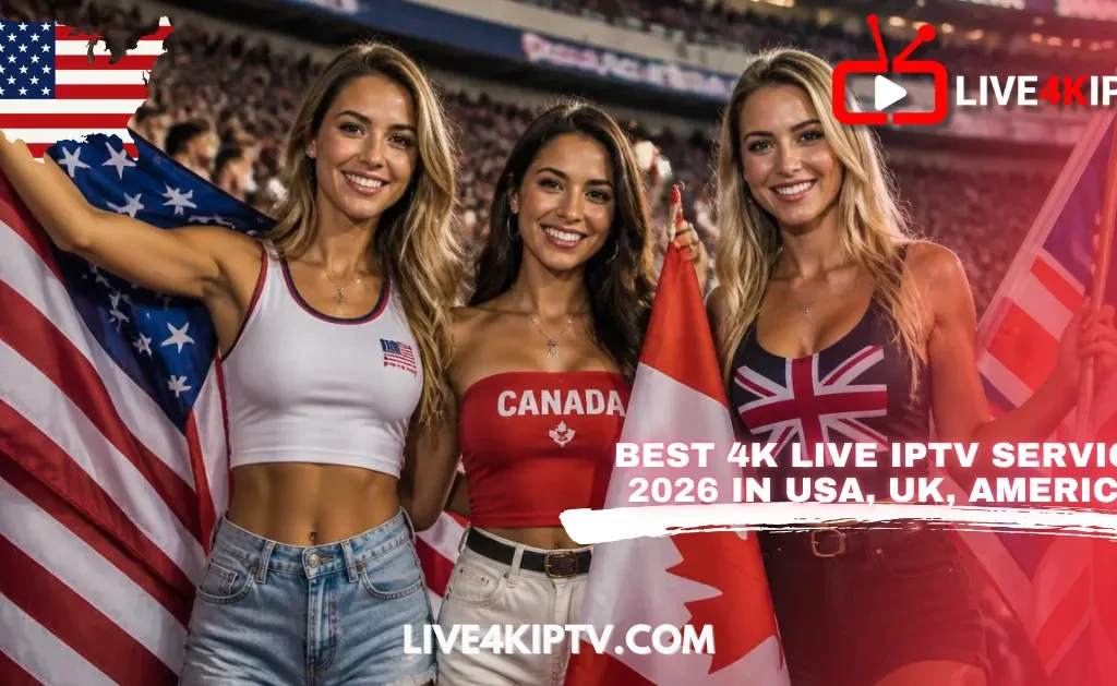 4K Live IPTV Service 2026 featuring IPTV Poland channels, live TV streaming, and premium IPTV service in the UK