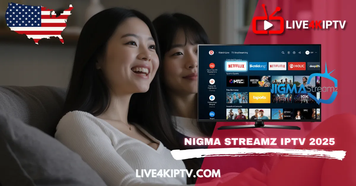 Nigma streamz IPTV 2025: Best IPTV Sport Channels, IPTV Movies and IPTV Series