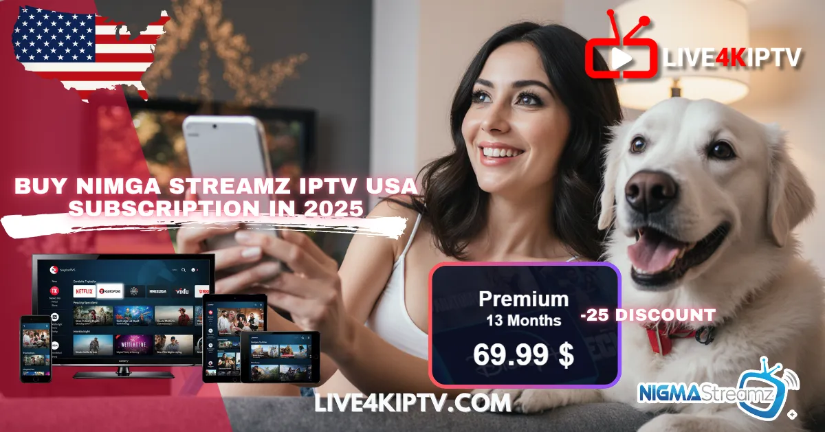 Best 4K Live IPTV USA 2025: Buy Nimga streamz IPTV USA plans with cheap IPTV Prices in 2025