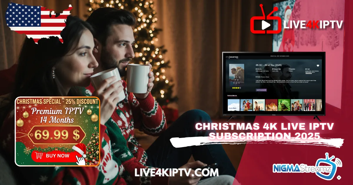Christmas 4k Live IPTV Subscription 2025: How to Fix IPTV EPG + Best Christmas 4K IPTV Deals for USA & Canada