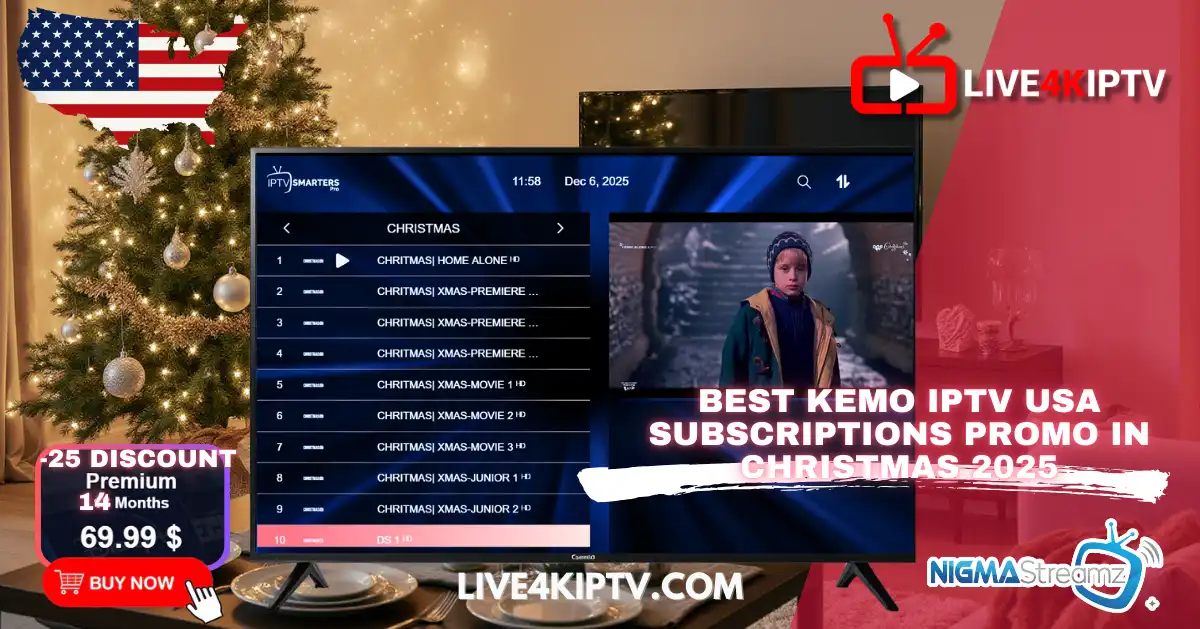 Best Kemo IPTV USA Subscriptions: 4K Live IPTV, EPG, and the Role of IPTV Players